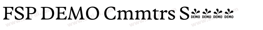 FSP DEMO Cmmtrs S字体转换 FSP DEMO Cmmtrs S字体转换